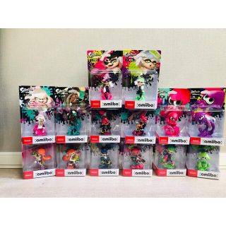 ニンテンドウ(任天堂)の※れいくんパパ専用　　スプラトゥーン アミーボ 14種コンプリートセット(ゲームキャラクター)