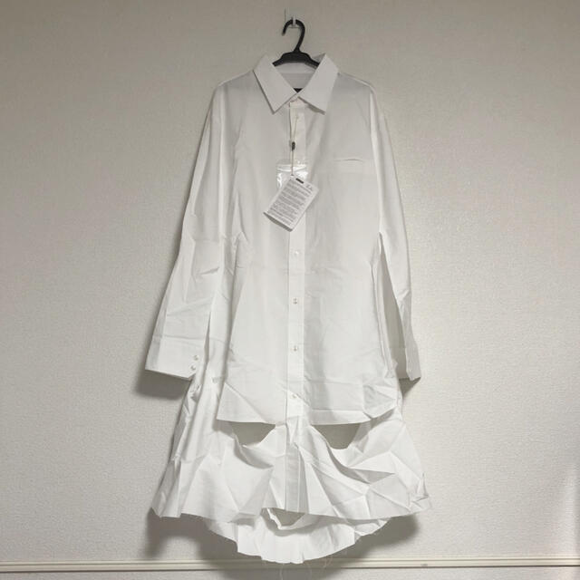 新品タグ付き!!Maison Margiela カッティングオーバーサイズシャツ