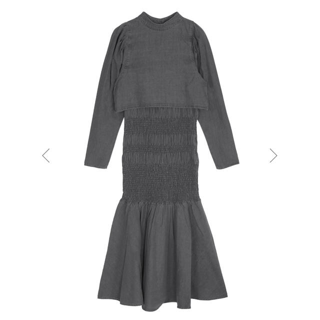Ameri VINTAGE - アメリ 2WAY DENIM RANDOM SHIRRING DRESSの通販 by 🍓🍓🍓｜アメリ