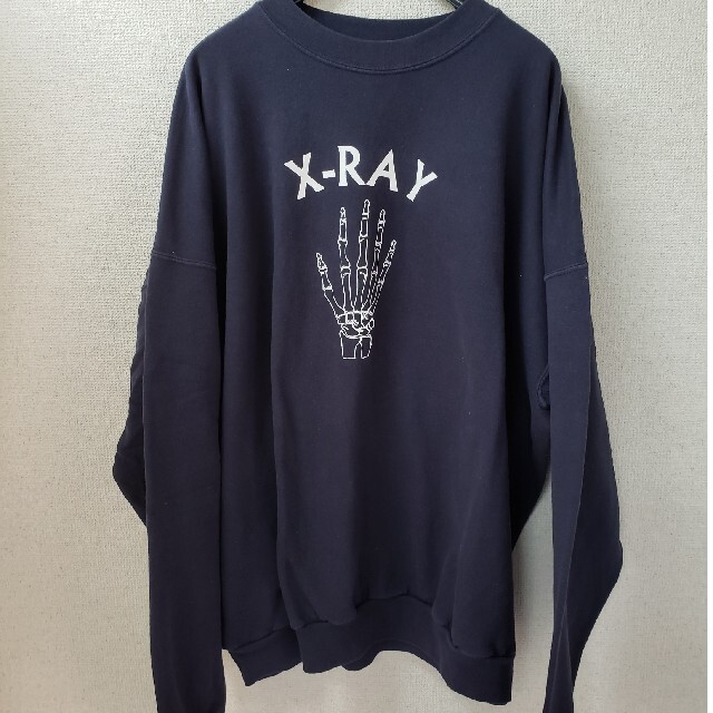 X-ray レントゲン　スウェット　トレーナー　2XL  ネイビー