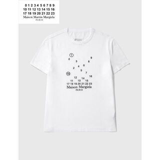 Maison Martin Margiela - メゾンマルジェラ 数字ロゴ Tシャツ の通販 
