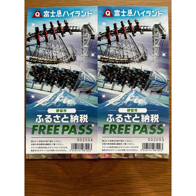 64%OFF!】 富士急ハイランド フリーパス 2枚 i9tmg.com.br