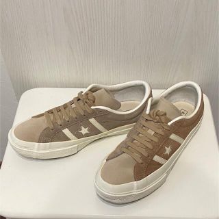 コンバース(CONVERSE)の🌟りんまま0601様専用🌟コンバース　スニーカー　ベージュ　レディース　25.0(スニーカー)