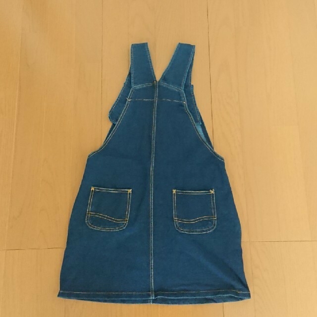 専用商品です‼️  未使用✨  デニム サロペットスカート キッズ/ベビー/マタニティのキッズ服女の子用(90cm~)(ワンピース)の商品写真