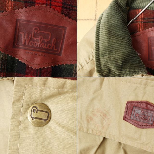 WOOLRICH(ウールリッチ)の70s80s USA製ウールリッチ レインコート Mベージュアウトドア aw46 メンズのジャケット/アウター(その他)の商品写真