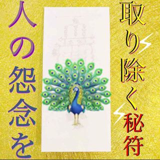 護符✨◉人の怨念を取り除く秘符◉[✨生き霊祓い、邪気退散、霊符、お守り、占い](その他)