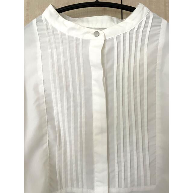 fifth(フィフス)のfifth ピンタックチュニックシャツ　ホワイト レディースのトップス(シャツ/ブラウス(長袖/七分))の商品写真