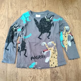 ザラキッズ(ZARA KIDS)の【ＺＡＲＡ☆美品】98センチアニマル柄薄手ロンＴ(Tシャツ/カットソー)