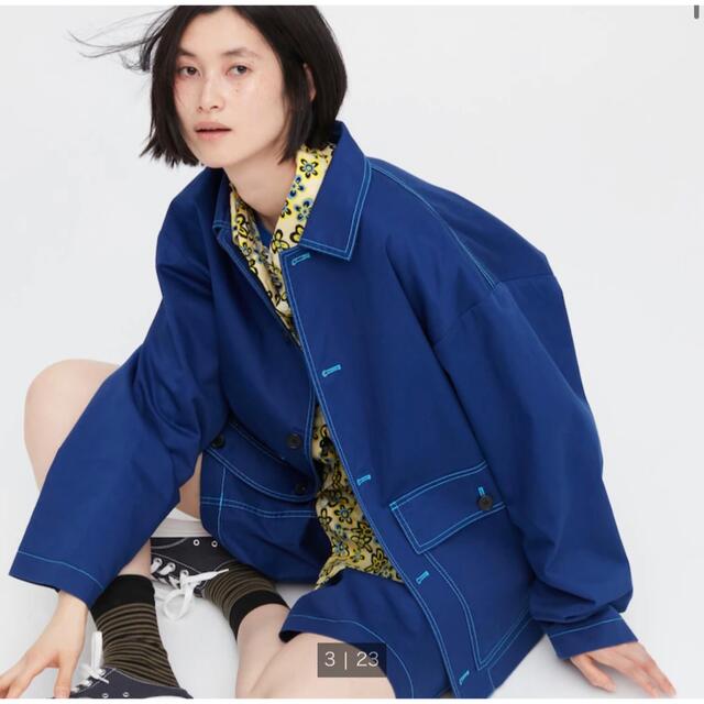 UNIQLO(ユニクロ)の【UNIQLO × MARNI】オーバーサイズユーティリティジャケット メンズのジャケット/アウター(カバーオール)の商品写真