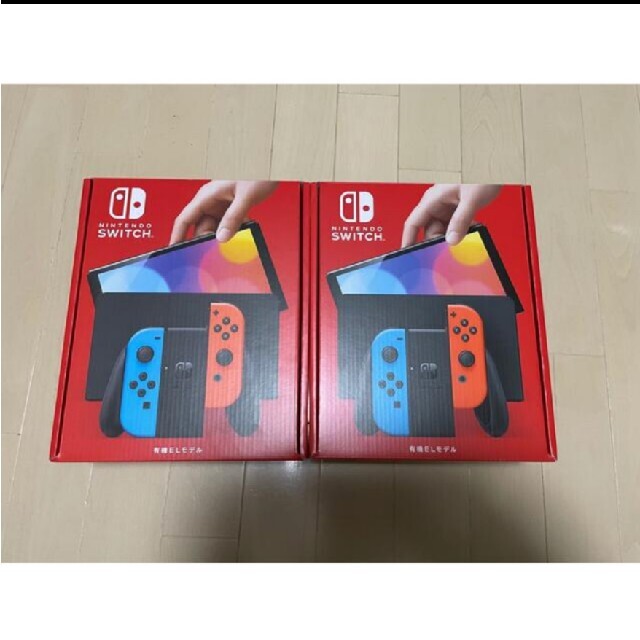 ニンテンドースイッチ　有機ELモデル　ネオン2台セット