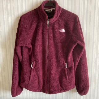 ザノースフェイス(THE NORTH FACE)のTHR NORTH FACE フリースパーカー　レディースM ボルドー(パーカー)