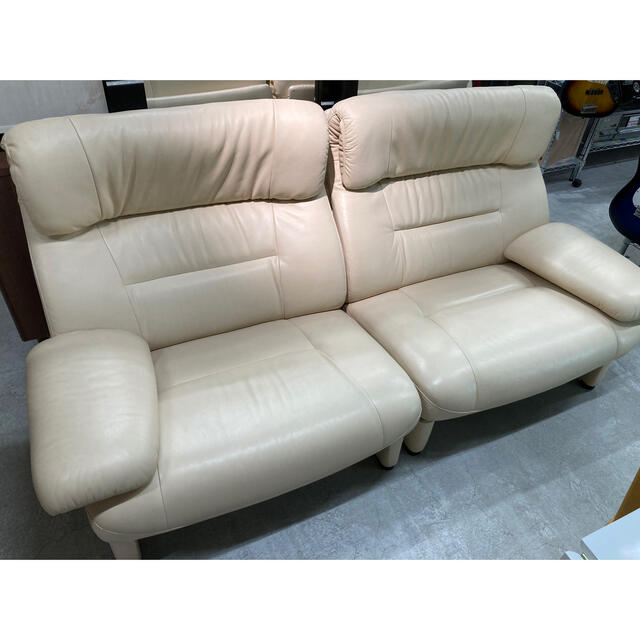 高品質】 カリモク家具 - ◎ karimoku 2人掛けソファ リクライニング