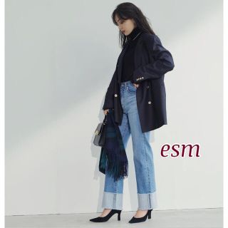 ánuans - anuans ロールアップデザインデニムパンツ 0の通販 by esm ...