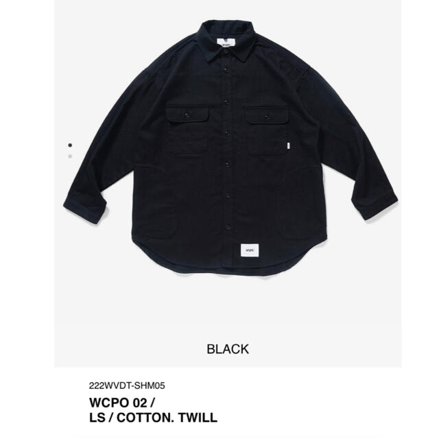 シャツ期間限定値下げ！WTAPS 222WVDT-SHM05 L