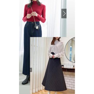 グレイル(GRL)の⚠️専用　グレイル　キルティングスカート　ハイネック ニット　SET(ロングスカート)