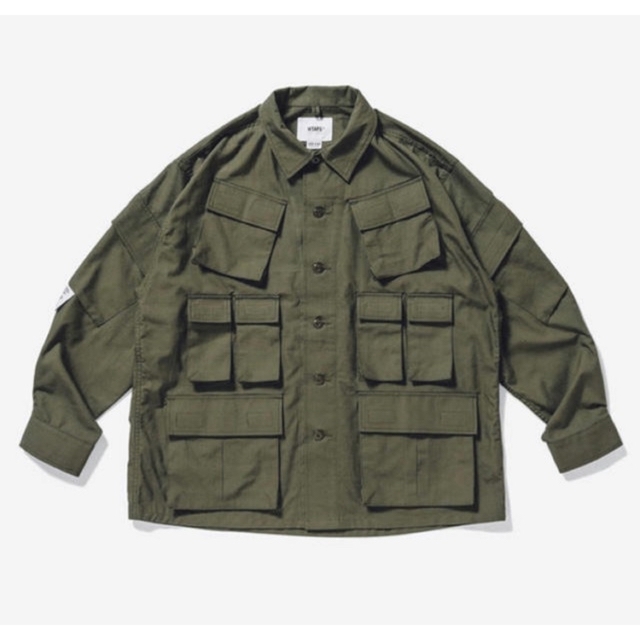 WTAPS MODULAR LS SHIRT COTTON RIPSTOP M