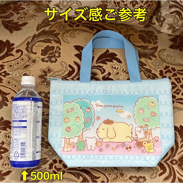 ポムポムプリン(ポムポムプリン)の未使用 ポムポムプリン当りくじ 保冷バッグ ブルー 同柄２点セット ブルー レディースのバッグ(トートバッグ)の商品写真