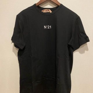 ヌメロヴェントゥーノ(N°21)の新品未使用☆ヌメロヴァントゥーノ☆ロゴTシャツ38(Tシャツ(半袖/袖なし))