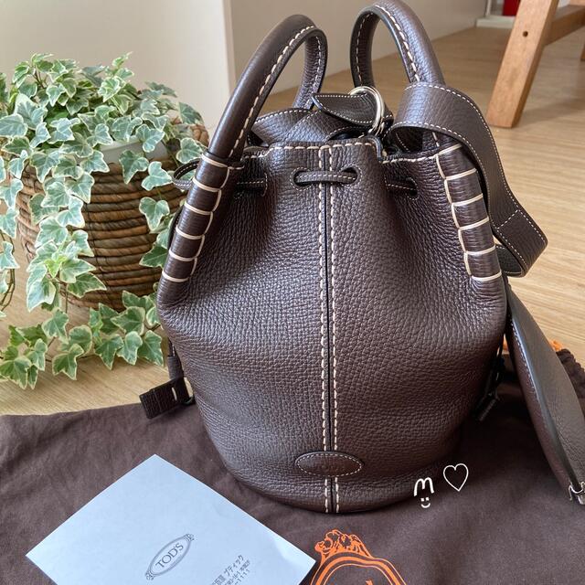 TOD'S - TOD'S トッズ ミニバケットバッグ ショルダー ハンドバッグ 美