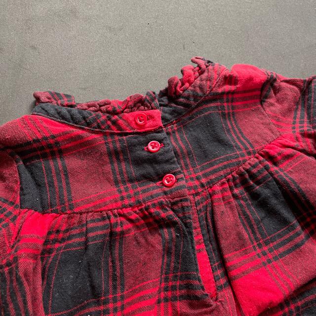 babyGAP(ベビーギャップ)のbaby GAP チェック柄 トップス 70 キッズ/ベビー/マタニティのベビー服(~85cm)(シャツ/カットソー)の商品写真