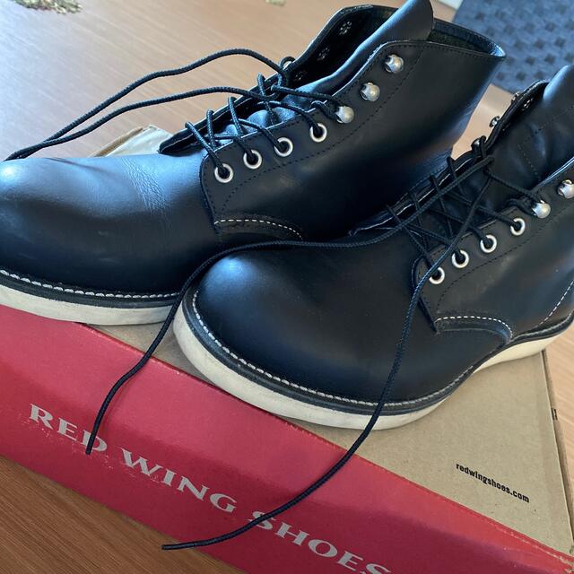 REDWING(レッドウィング)のRED WING ブーツ 27.5cm ブラック メンズの靴/シューズ(ブーツ)の商品写真