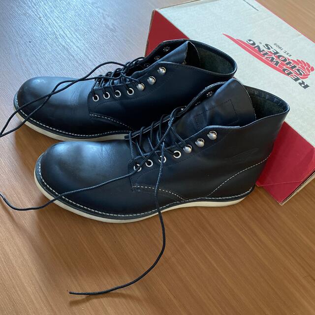 REDWING(レッドウィング)のRED WING ブーツ 27.5cm ブラック メンズの靴/シューズ(ブーツ)の商品写真