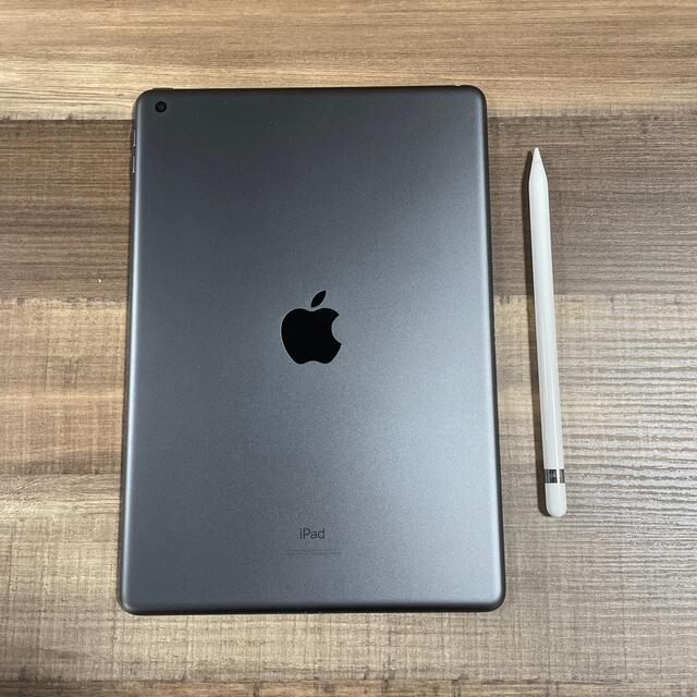 iPad スペースグレー第7世代　32GB　Apple pencil 第1世代 2