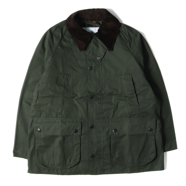 【美品】Barbour バブアー ビデイルSLピーチド36 セージグリーン