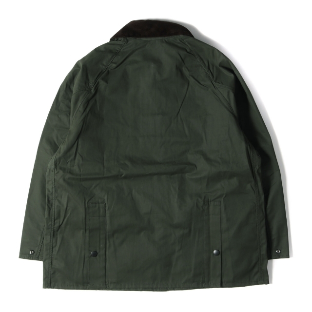 Barbour(バーブァー)のBARBOUR バブアー ジャケット ビデイル ピーチスキン ノンワックスジャケット PEACHED BEDALE CASUAL 22SS セージグリーン 38(M) アウター ブルゾン コート【メンズ】【中古】【新品同様】 メンズのジャケット/アウター(その他)の商品写真