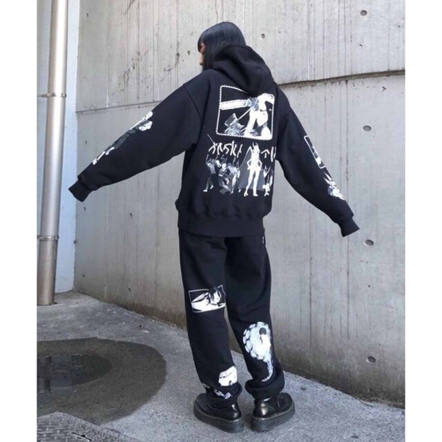 エックスガール X-girl チェンソーマン コラボ パーカー Sサイズ 新品