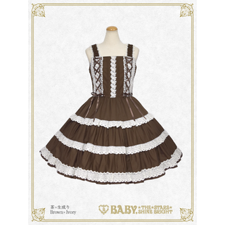 ベイビーザスターズシャインブライト(BABY,THE STARS SHINE BRIGHT)のBABY　ミルフィーユJSK(ひざ丈ワンピース)