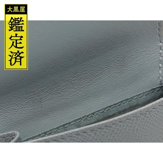 Dior(ディオール)のDior　30モンテーニュ　グレー　GP　カーフ　三つ折り財布【430】 レディースのファッション小物(財布)の商品写真