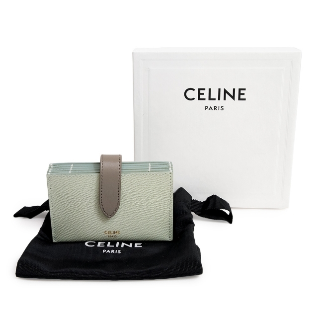 セリーヌ CELINE アコーディオン カードホルダー カードケース カーフ