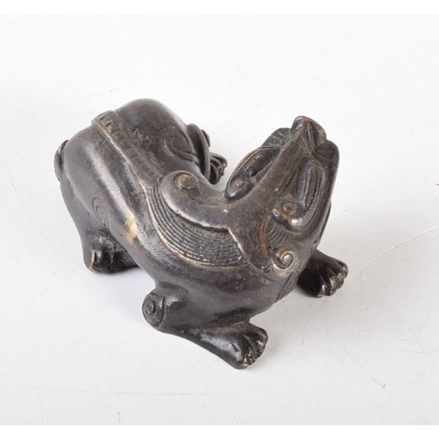 中国 古銅宣徳銅 神獣 獅子 紙鎮 置物 C R5027 - 金属工芸 中国 古銅宣徳銅 神獣 獅子 紙鎮 置物 C R5027 - 金属工芸
