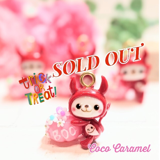 SOLD OUT Halloween限定 悪魔クマちゃん スイーツデコのサムネイル