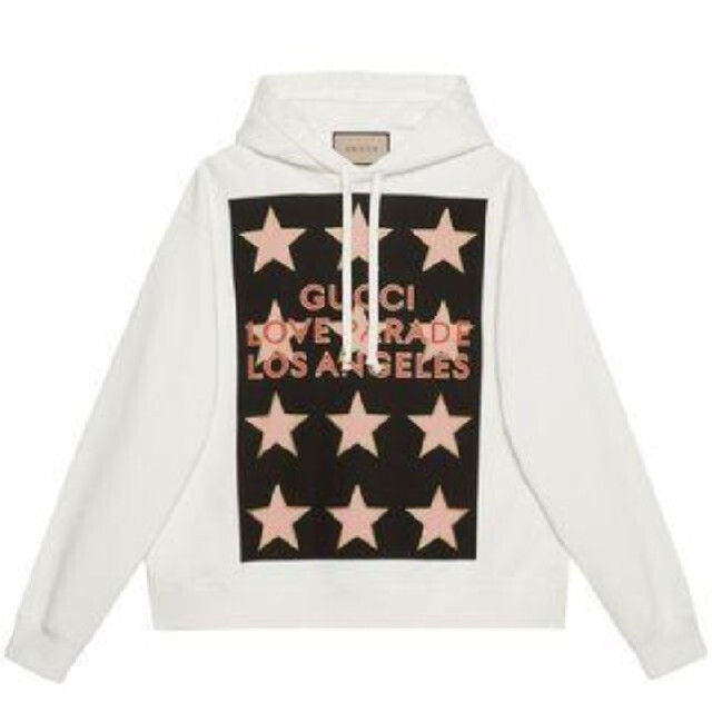 Gucci - GUCCI LOVE PARADE” プリントフーデッドスウェットの通販 by