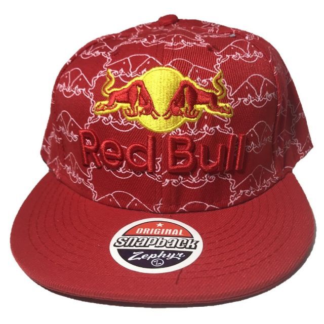 Zephyr Red bull ゼファー  スナップバックキャップ  ブラック