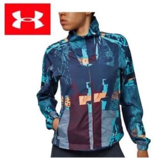 アンダーアーマー(UNDER ARMOUR)の送料無料 新品 underarmour プリントウーヴンフルジップ ジャケットM(トレーニング用品)