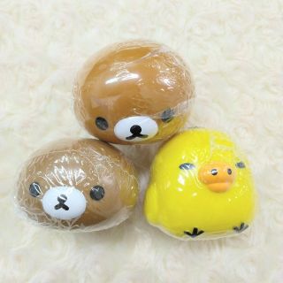 リラックマ(リラックマ)の【3種】Rilakkuma カプキャラ リラックマ3(キャラクターグッズ)