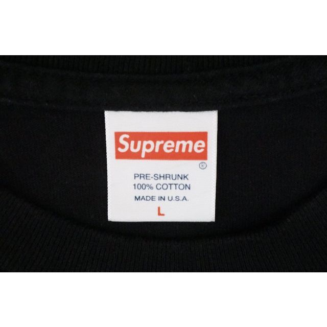 Supreme(シュプリーム)のシュプリーム 22SS イーオンフラックス 長袖 Tシャツ ロンT ブラック L メンズのトップス(Tシャツ/カットソー(七分/長袖))の商品写真