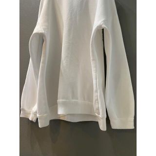 古着 ビンテージ 80s ホワイト 白 レース モヤモヤ スウェット トレーナー