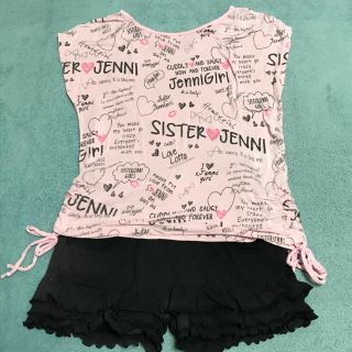 ジェニィ(JENNI)のジェニィ 半袖 Tシャツ ノーブランド フリル ショート パンツ 2点セット(Tシャツ/カットソー)