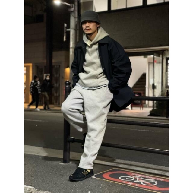 COMOLI コットン吊裏毛 スウェットパンツ ヘザーグレー サイズ1