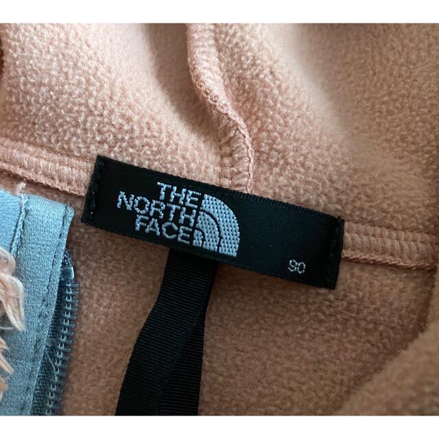 THE NORTH FACE(ザノースフェイス)のノースフェイス ベビーシェルパフリースフーディー　90センチ キッズ/ベビー/マタニティのキッズ服女の子用(90cm~)(ジャケット/上着)の商品写真