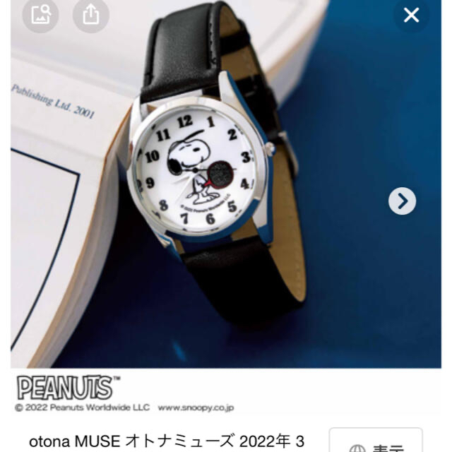 JOURNAL STANDARD(ジャーナルスタンダード)のJOURNAL STANDARD MUSE 2022年3月号付録未使用品 レディースのファッション小物(腕時計)の商品写真