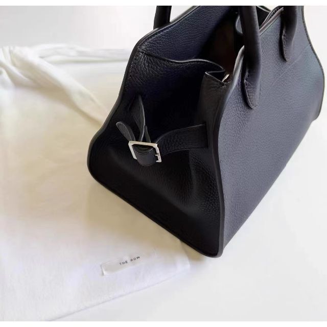 The Row Soft Margaux 10ブラック シルバー バッグ The Row Soft Margaux 10ブラック シルバー バッグ