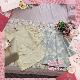 ロジータ(ROJITA)の♡ROJITA&titty&Co.♡パフパワーニット&フラワースカート♡セット♪(セット/コーデ)