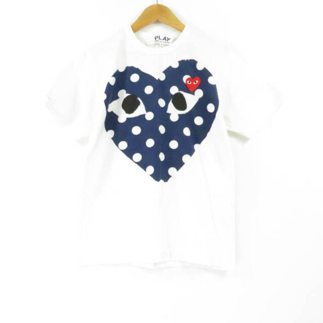 プレイコムデギャルソン DOT HEART TEE Tシャツ AU823A54