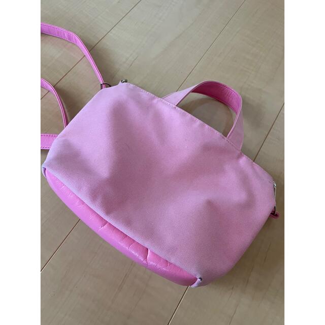 familiar(ファミリア)のファミリア　ツーウェイショルダーバック　ピンク レディースのバッグ(ショルダーバッグ)の商品写真