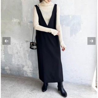 スピックアンドスパン(Spick & Span)の♢美品♢Spic&Span Vネックワンピース(ロングワンピース/マキシワンピース)